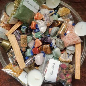 Crystal confetti- Crystal scoop- Witches confetti- Crystal mix- Witches brew
